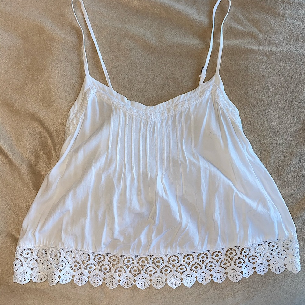 Garage open back tank top